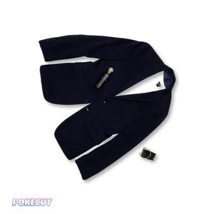 Stretch wool Ferragamo navy blue Jacket size 50